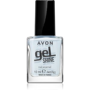 Avon Gel Shine lak na nechty s gélovým efektom odtieň Blue Screen 10 ml