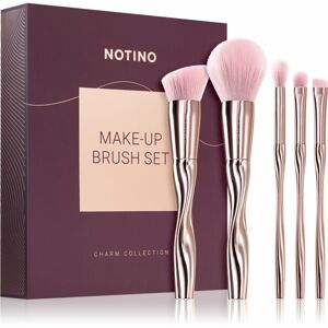 Notino Charm Collection Make-up brush set sada štetcov Pink