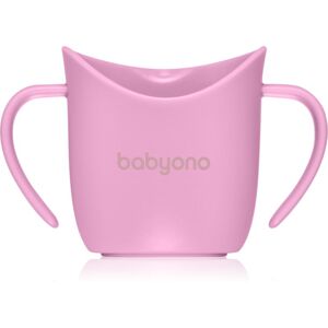 BabyOno Be Active Ergonomic Training Cup tréningový hrnček s držadlami Purple 6 m+ 120 ml