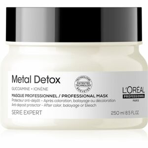 L’Oréal Professionnel Serie Expert Metal Detox hĺbkovo vyživujúca maska pro farbené a poškodené vlasy 250 ml