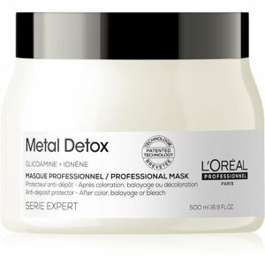 L’Oréal Professionnel Serie Expert Metal Detox hĺbkovo vyživujúca maska pro farbené a poškodené vlasy 500 ml