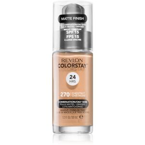 Revlon Cosmetics ColorStay™ dlhotrvajúci zmatňujúci make-up pre mastnú a zmiešanú pleť odtieň 270 Chestnut 30 ml