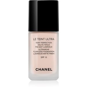 Chanel Le Teint Ultra dlhotrvajúci zmatňujúci make-up SPF 15 odtieň 12 Beige Rosé 30 ml