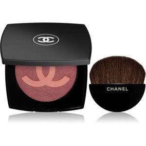 Chanel Douceur D’équinoxe Exclusive Creation kompaktná lícenkaso štetcom a zrkadielkom odtieň 798 Beige Rosé Et Mauve 9 g