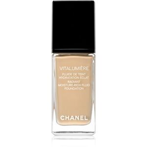 Chanel Vitalumière Radiant Moisture Rich Fluid Foundation rozjasňujúci hydratačný make-up odtieň 40 - Beige 30 ml