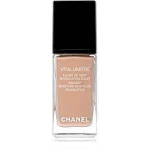 Chanel Vitalumière Radiant Moisture Rich Fluid Foundation rozjasňujúci hydratačný make-up odtieň 50 - Naturel 30 ml