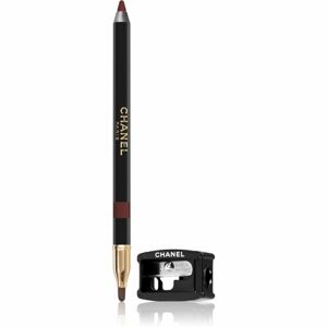 Chanel Le Crayon Lèvres precízna ceruzka na oči so strúhatkom odtieň Rouge Noir 1,2 g