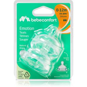 Bebeconfort Emotion Slow to Medium Flow cumlík na fľašu 0-12 m 2 ks
