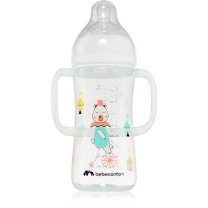 Bebeconfort Emotion dojčenská fľaša s držadlami 6 m+ White 270 ml