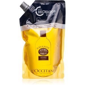 L’Occitane Amande sprchový olej náhradná náplň bergamot 500 ml