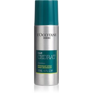 L’Occitane Men Cedrat dezodorant v spreji bez obsahu hliníka pre mužov 130 ml