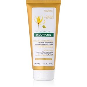 Klorane Ylang-Ylang obnovujúci kondicionér pre vlasy namáhané slnkom 200 ml