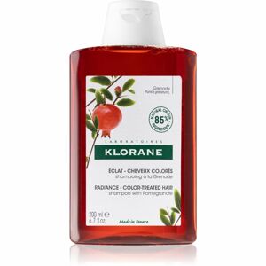 Klorane Pomegranate rozjasňujúci a posilňujúci šampón pre farbené vlasy 200 ml