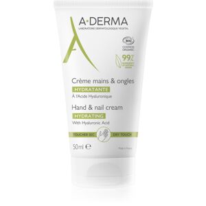 A-Derma Original Care hydratačný krém na ruky a nechty s kyselinou hyalurónovou 50 ml