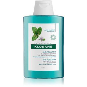 Klorane Máta Vodní čiastiaci detoxikačný šampón pre vlasy vystavené znečistenému ovzdušiu 200 ml