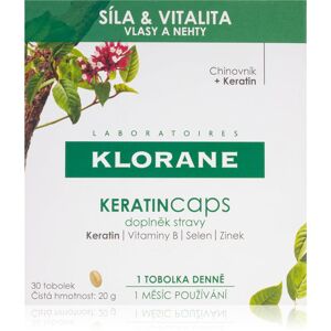 Klorane Keratincaps výživový doplnok pre krásne vlasy a nechty 30 ks
