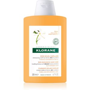 Klorane Monoï & Tamanu vyživujúci šampón pre vlasy namáhané slnkom 200 ml
