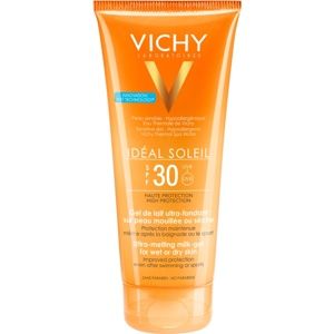 Vichy Idéal Soleil mliečny gél pre vlhkú alebo suchú pokožku SPF 30 200 ml