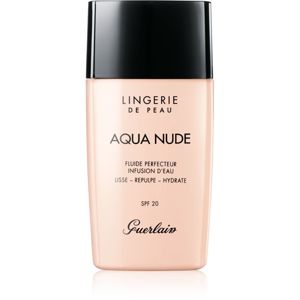 Guerlain Lingerie de Peau Aqua Nude ľahký hydratačný make-up SPF 20 odtieň 03N Naturel 30 ml