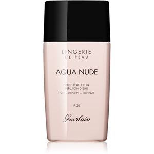 Guerlain Lingerie de Peau Aqua Nude ľahký hydratačný make-up SPF 20 odtieň 05W Deep Warm 30 ml