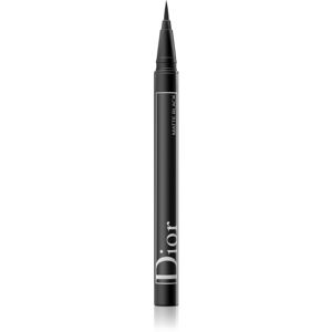 Dior Diorshow On Stage Liner tekuté očné linky v pere vodeodolné odtieň 091 Matte Black 0,55 ml