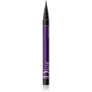 Dior Diorshow On Stage Liner tekuté očné linky v pere vodeodolné odtieň 176 Matte Purple 0,55 ml