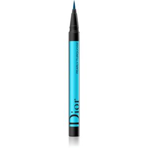 Dior Diorshow On Stage Liner tekuté očné linky v pere vodeodolné odtieň 351 Pearly Turquoise 0,55 ml