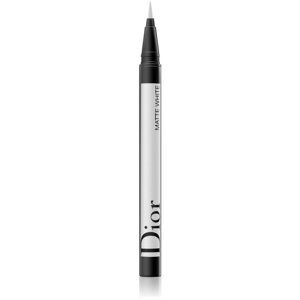 Dior Diorshow On Stage Liner tekuté očné linky v pere vodeodolné odtieň 001 Matte White 0,55 ml