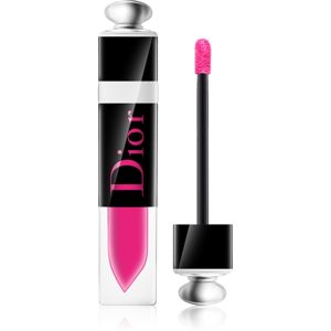 Dior Dior Addict Lacquer Plump dlhotrvajúci tekutý rúž pre objem pier odtieň 676 Dior Fever 5,5 ml