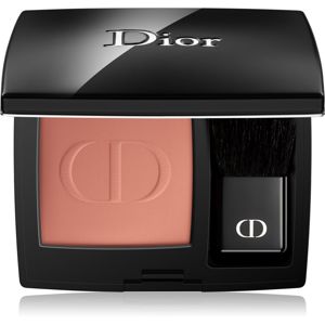 Dior Rouge Blush kompaktná lícenkaso štetcom a zrkadielkom odtieň 136 Delicate Matte 6,7 ml