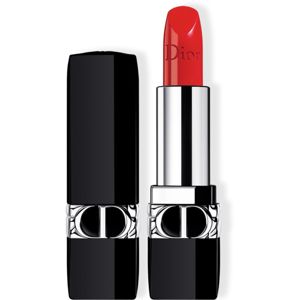 DIOR Rouge Dior dlhotrvajúci rúž plniteľný odtieň 080 Red Smile Satin 3,5 g