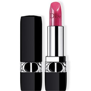 DIOR Rouge Dior dlhotrvajúci rúž plniteľný odtieň 678 Culte Metallic 3,5 g
