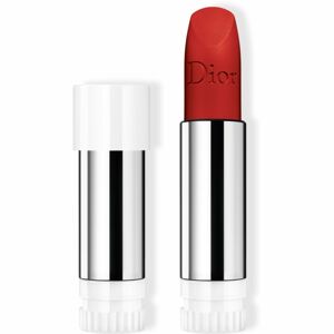 DIOR Rouge Dior The Refill dlhotrvajúci rúž náhradná náplň odtieň 999 Matte 3,5 g