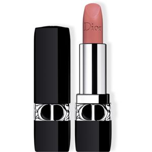 DIOR Rouge Dior dlhotrvajúci rúž plniteľná odtieň 100 Nude Look Matte 3,5 g