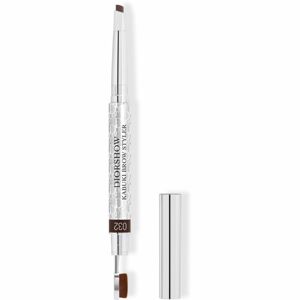 DIOR Diorshow Kabuki Brow Styler ceruzka na obočie s kefkou odtieň 032 Dark Brown 0,29 g