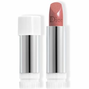DIOR Rouge Dior The Refill dlhotrvajúci rúž náhradná náplň odtieň 100 Nude Look Metallic 3,5 g
