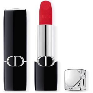 DIOR Rouge Dior dlhotrvajúci rúž plniteľná odtieň 666 Rouge en Diable Velvet 3,5 g