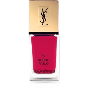 Yves Saint Laurent La Laque Couture lak na nechty odtieň 49 Rouge Pablo 10 ml