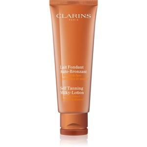 Clarins Self Tanning Milky-Lotion samoopaľovací krém na tvár a telo s hydratačným účinkom 125 ml