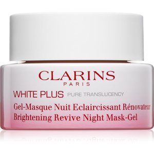 Clarins White Plus Pure Translucency Brightening Revive Night Mask-Gel rozjasňujúca nočná maska 50 ml