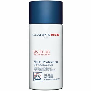 Clarins Men UV Plus ochranný pleťový krém s UVA a UVB filtrami SPF 50 50 ml