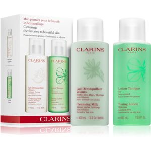 Clarins Cleansing Milk & Toning Lotion kozmetická sada II. pre ženy