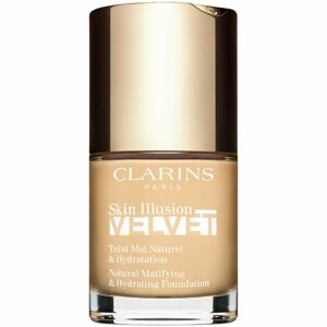 Clarins Skin Illusion Velvet tekutý mejkap s matným finišom s vyživujúcim účinkom odtieň 100,5W 30 ml