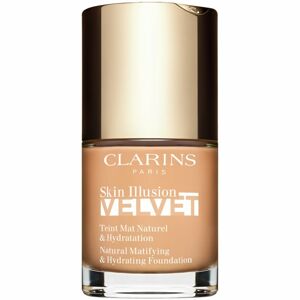 Clarins Skin Illusion Velvet tekutý mejkap s matným finišom s vyživujúcim účinkom odtieň 107C 30 ml