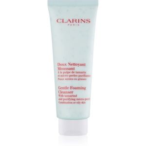Clarins Gentle Foaming Cleanser with Tamarind and Purifying Micro-Pearls čistiaca pena pre mastnú a zmiešanú pleť 125 ml