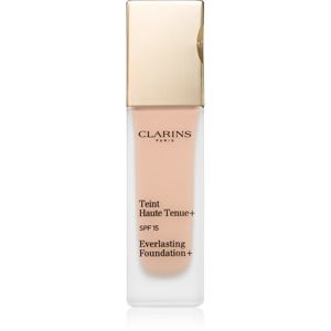 Clarins Everlasting Foundation+ dlhotrvajúci tekutý make-up SPF 15 odtieň 107 Beige 30 ml