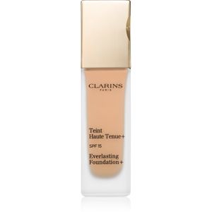 Clarins Everlasting Foundation+ dlhotrvajúci tekutý make-up SPF 15 odtieň 112,5 Caramel 30 ml