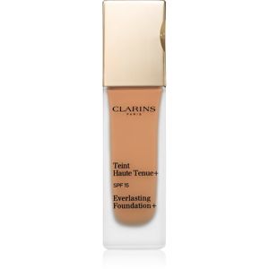 Clarins Face Make-Up Everlasting Foundation+ dlhotrvajúci tekutý make-up SPF 15 odtieň 115 Cognac 30 ml