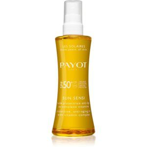 Payot Sun Sensi opaľovací olej na telo a vlasy SPF 50+ 125 ml