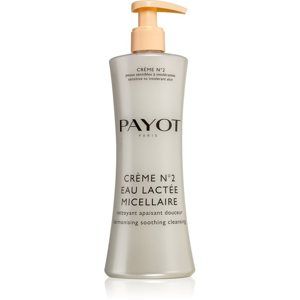 Payot Crème No.2 Eau Lactée Micellaire micelárne odličovacie mlieko pre citlivú a intolerantnú pleť 400 ml